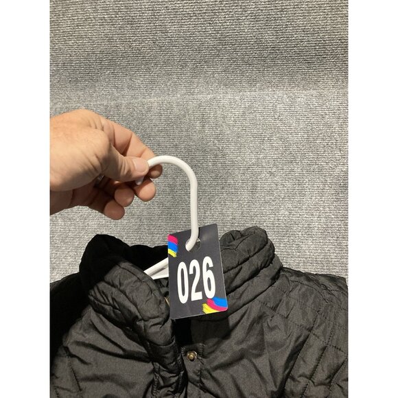 Faded Glory Puffer Vest Womens Large Black Quilted Outdoor Hike Winter Zip Up - Picture 8 of 8